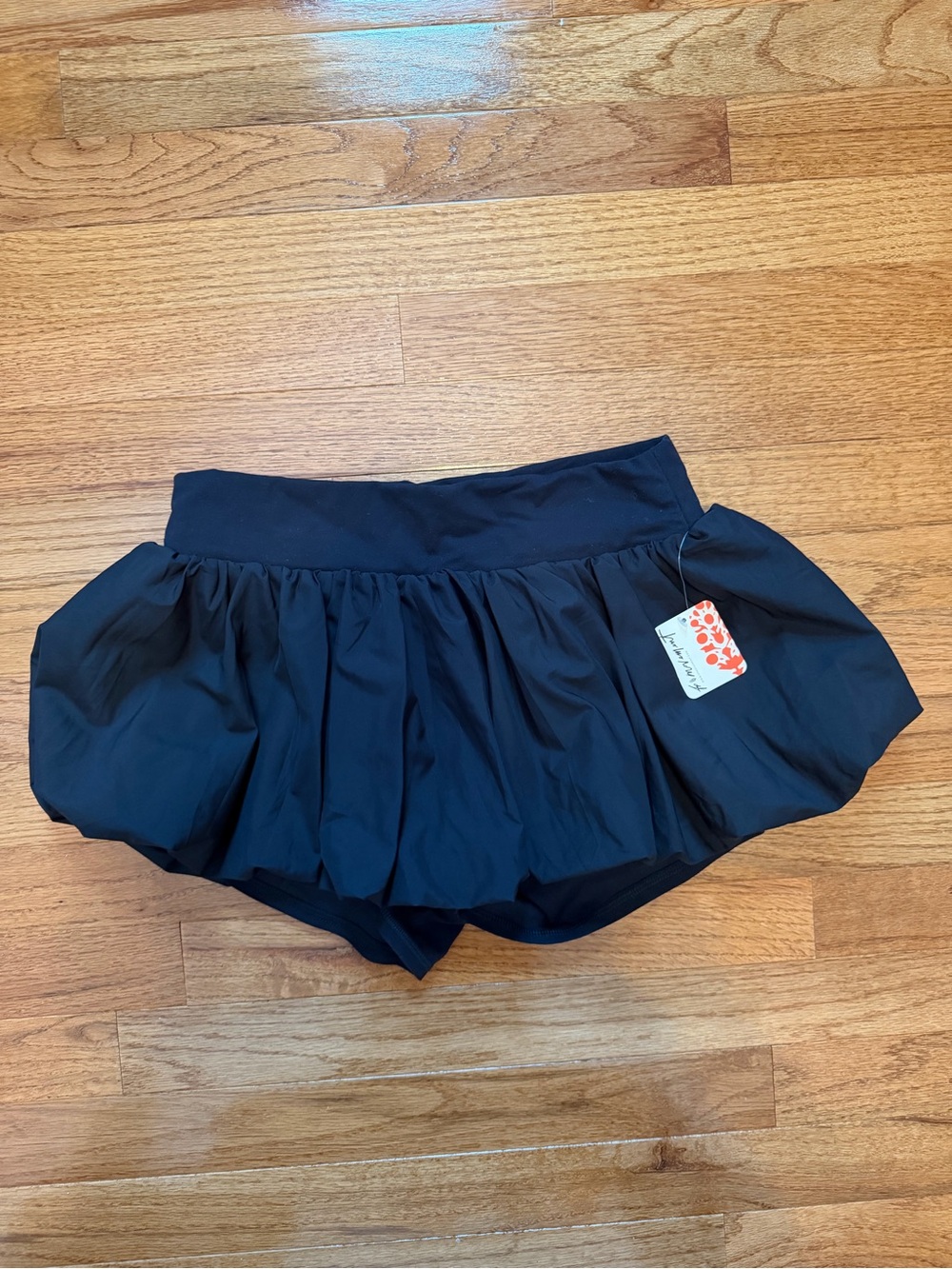 FP Movement by Free People Black Bubble Skirt Shorts NWT